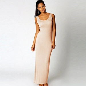 2021new casual dress women sexy vest long skirt classic fashion dress square Neck Dress