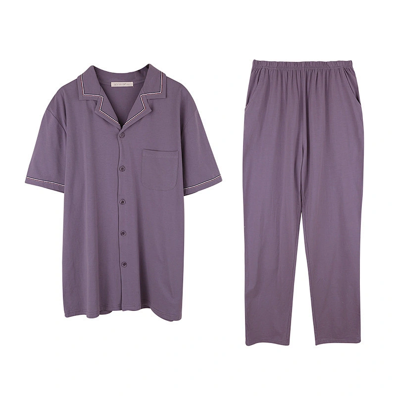 2021 New bamboo pajamas   men pajamas bamboo cotton pajamas comfortable
