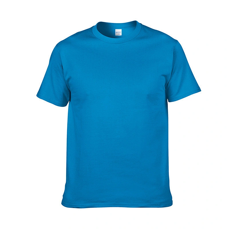 2021pure cotton round neck short-sleeved T shirt custom printed LOGO embroidered advertising shirt