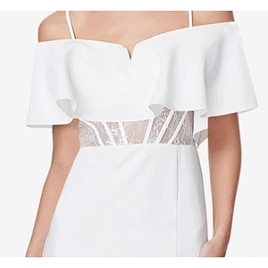 2021 New Arrival Evening Dress  Off The Shoulder Sheath Cocktail Dress In Ivory Lady Dress