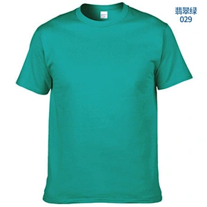 2021pure cotton round neck short-sleeved T shirt custom printed LOGO embroidered advertising shirt
