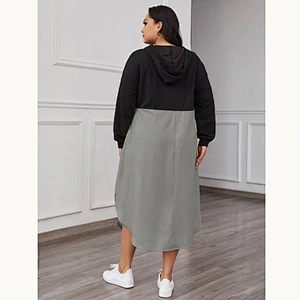 2021 New Plus Wrap Tulip Hem Tee