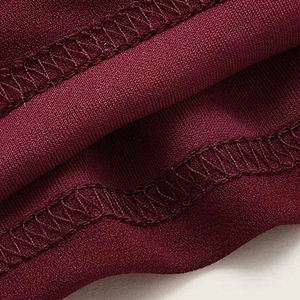 2021 New Arrival Guipure Lace Yoke Puff Sleeve Belted Pencil Dress Office Sexy Dress