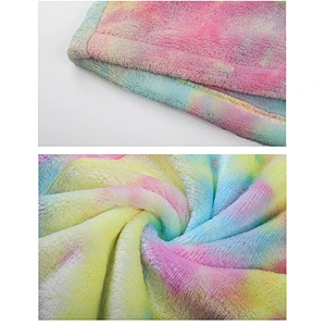 Womens Fuzzy Plus Size Full Zipper Tie Dye Sherpa Polar Fleece Pullover (L-4XL)