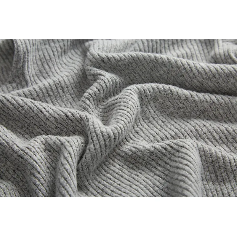 Custom spring autumn Women long-sleeved hooded home clothes sweater pyjamas set soft comfortable long-pants knitting pajamas set