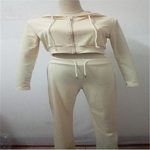 2021 Amazon  casual wear pure color slim body suit slim sexy