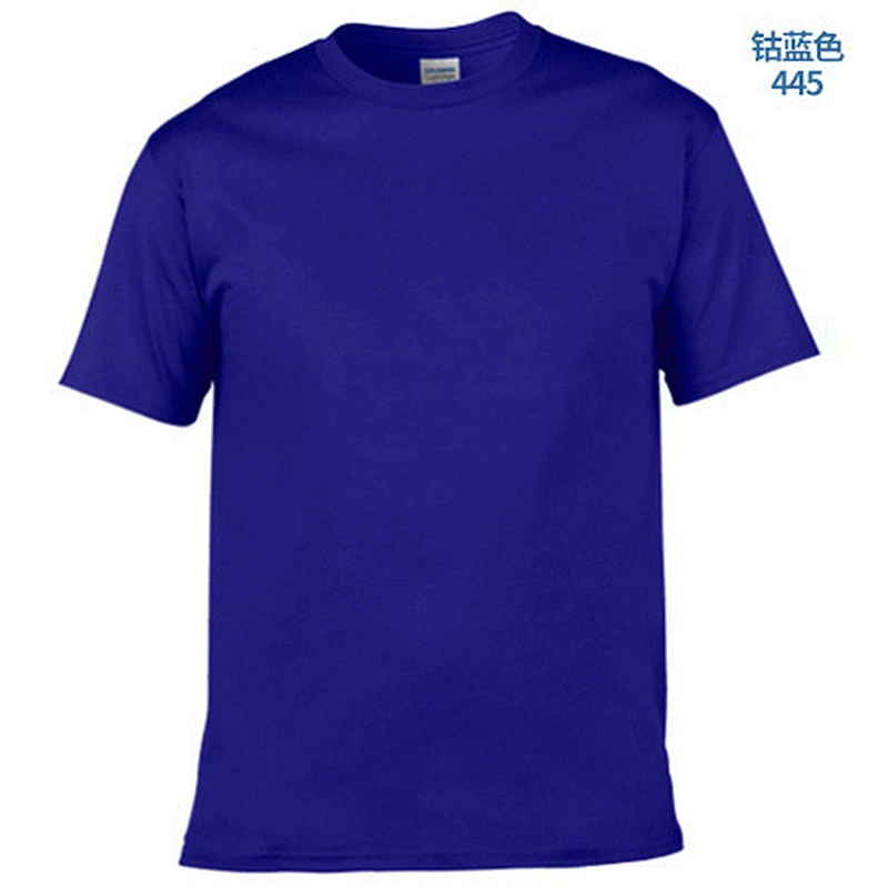 2021pure cotton round neck short-sleeved T shirt custom printed LOGO embroidered advertising shirt