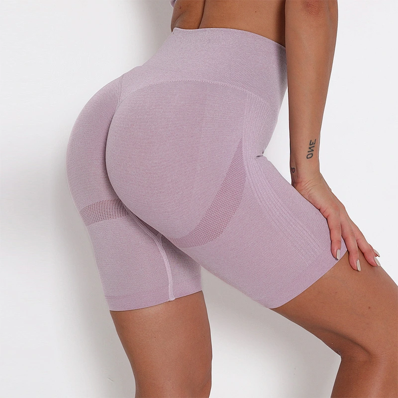LilyFashion High waist hip lifting sports shorts women tight hip yoga pants speed dry training running fitness pants
