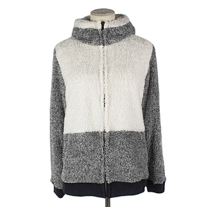 Factory Direct Fuzzy Teddy Coat Sweatshirt Solid Color Full Zip Sherpa Fleece Hoodies