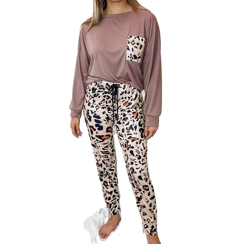 2021Amazon  leopard print  pants casual wear autumn winter