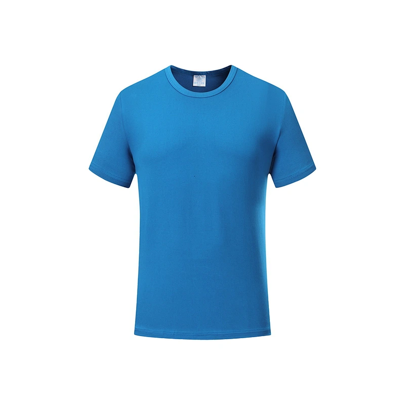 2021 New modal cotton T shirt custom solid color enterprise team shirt advertising shirt printed embroidered LOGO