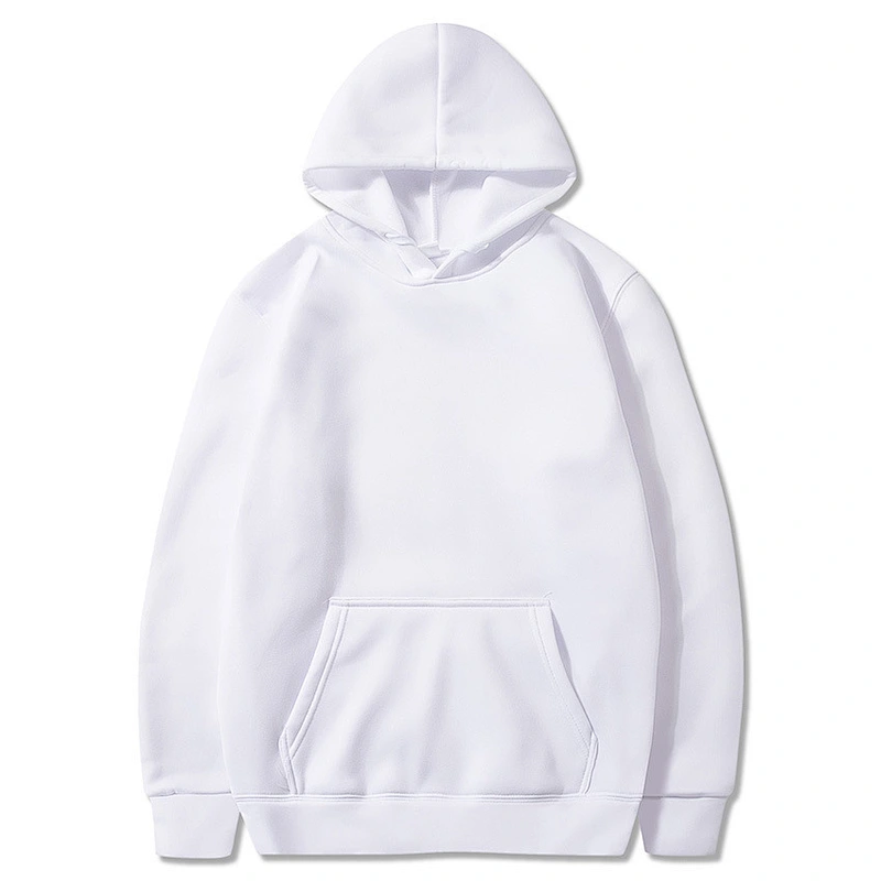 Women Personalized Pullover Casual Wear Black Grey Solid Color Print Logo Blank Hoodie