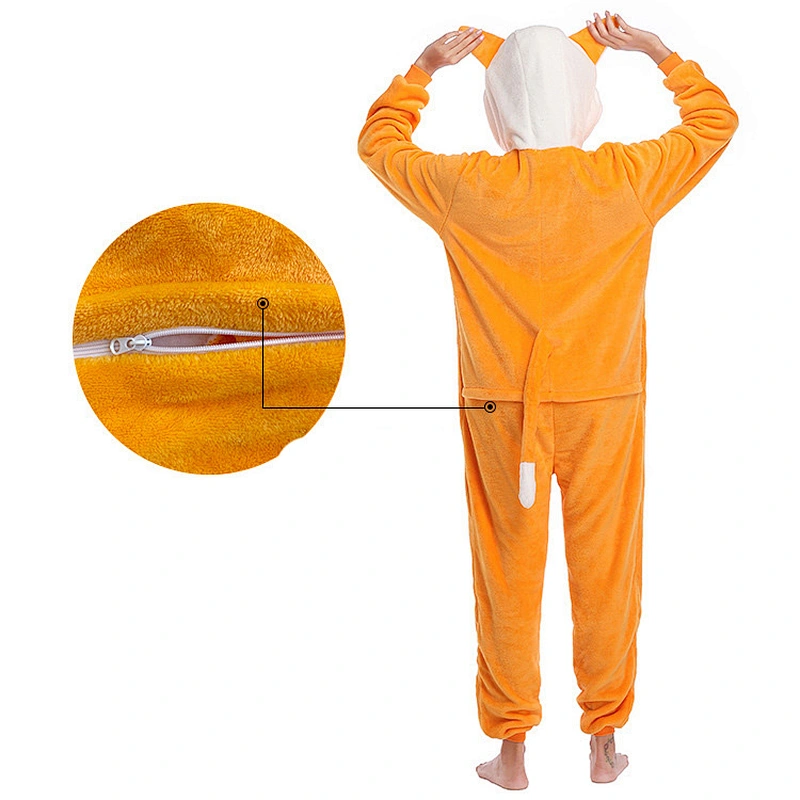2021Amazon onesie pajamas autumn and winter new flannel adult pajamas long-sleeved cartoon pajamas
