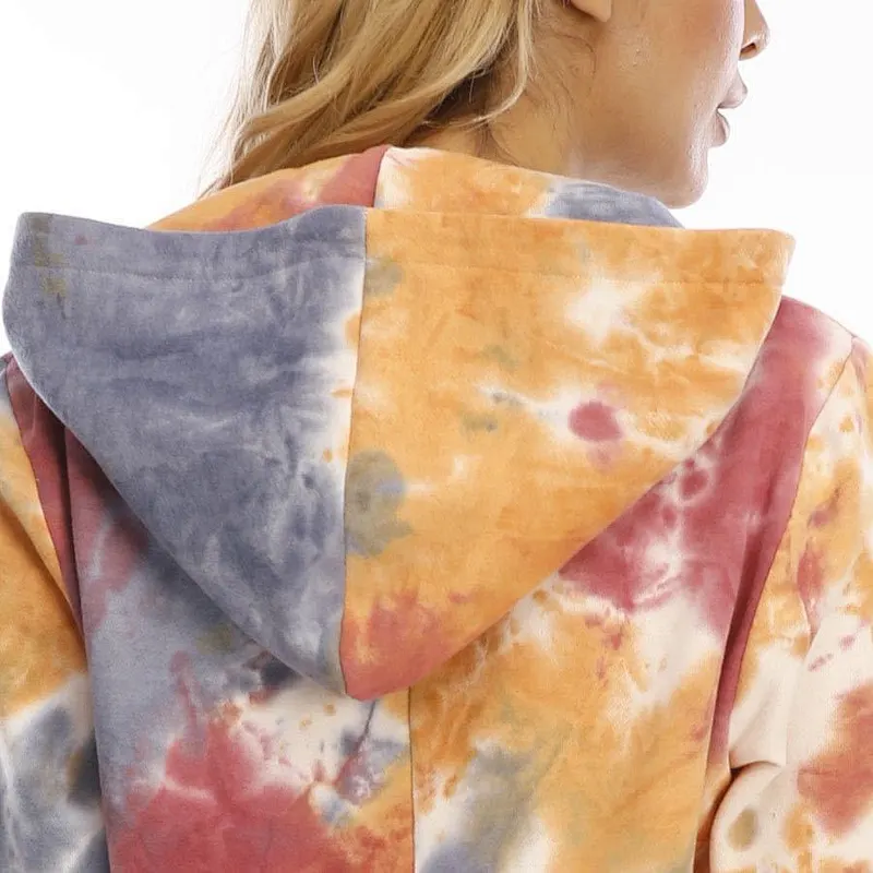 2021Amazon onesie pajamas tie-dyed clothes sportswear