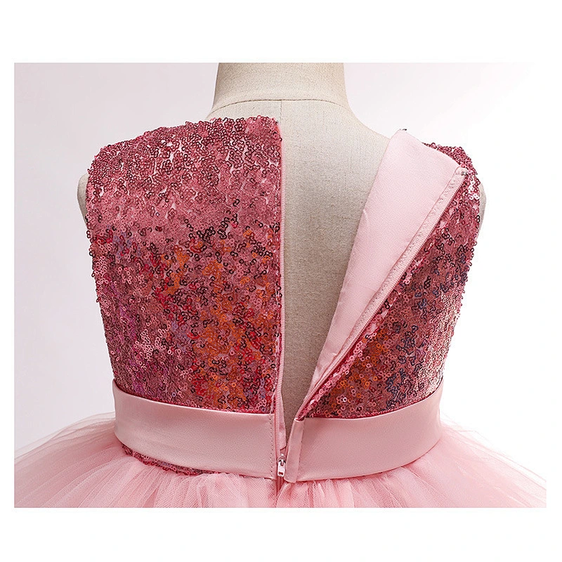 Wholesale Tutu Dress Lace Tulle Sequin Pageant Wedding Puffy Bow Girls Party Dresses