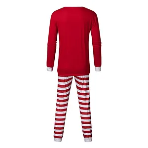 2021 Amazon Pajamas Christmas Printed Top  Pants  Family Winter Red