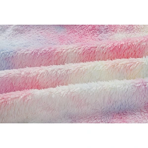 2021 Winter Warm Tie Dye Sherpa Fleece full zipper Vest Fleece Waistcoat for Women