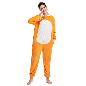 2021Amazon onesie pajamas autumn and winter new flannel adult pajamas long-sleeved cartoon pajamas
