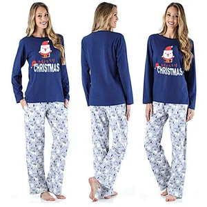 2021 Christmas suit parent-child suit english pajamas Family suit