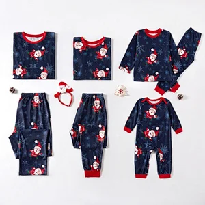 2021 Christmas Family Pajamas set casual wear two-piece