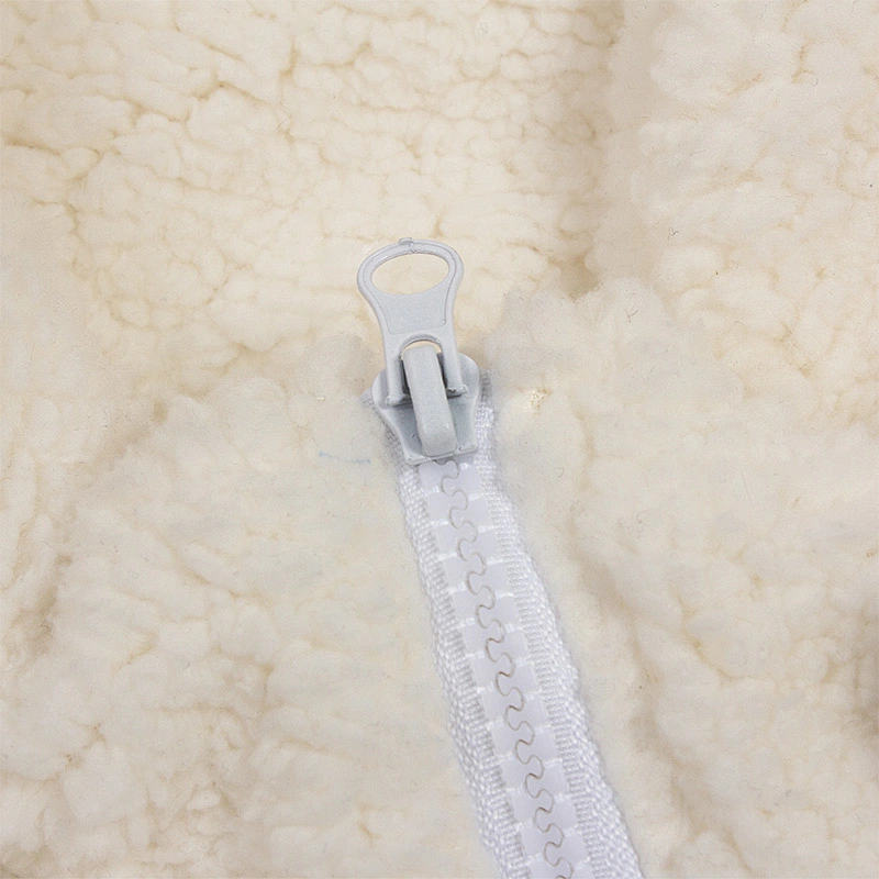 Custom Logo Winter Warm Womens Wool Lamb Teddy Jacket Full Zip Up Hooded Sherpa Fleece Pullover
