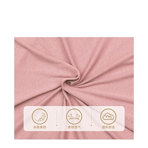 New Customized spring summer women nightgown ribbed short sleeve loose nightdress slub Crisscross backneck Knit pyjamas