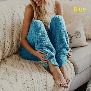 Hot Sale Autumn And Winter Warm Solid Color Plush Pants
