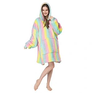 2021Amason Women onesie pajamas new arrival TV blanket outdoor function cotton pajamas TV jacket