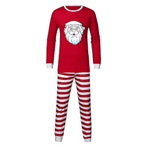 2021 Amazon Pajamas Christmas Printed Top  Pants  Family Winter Red