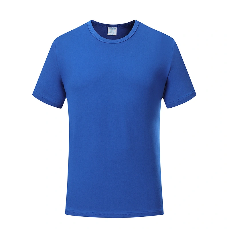 2021 New modal cotton T shirt custom solid color enterprise team shirt advertising shirt printed embroidered LOGO