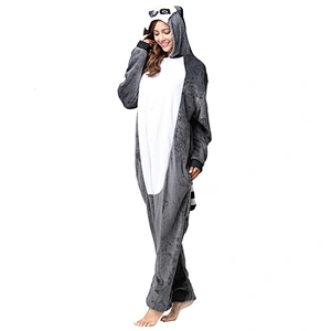 2021 new arrival  flannel adult cartoon pajamas manufacturers wholesale