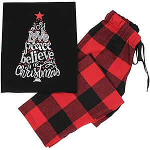 2021 Amazon Matching Family Christmas Pajamas Set Sleepwear for Dad Mom Kids