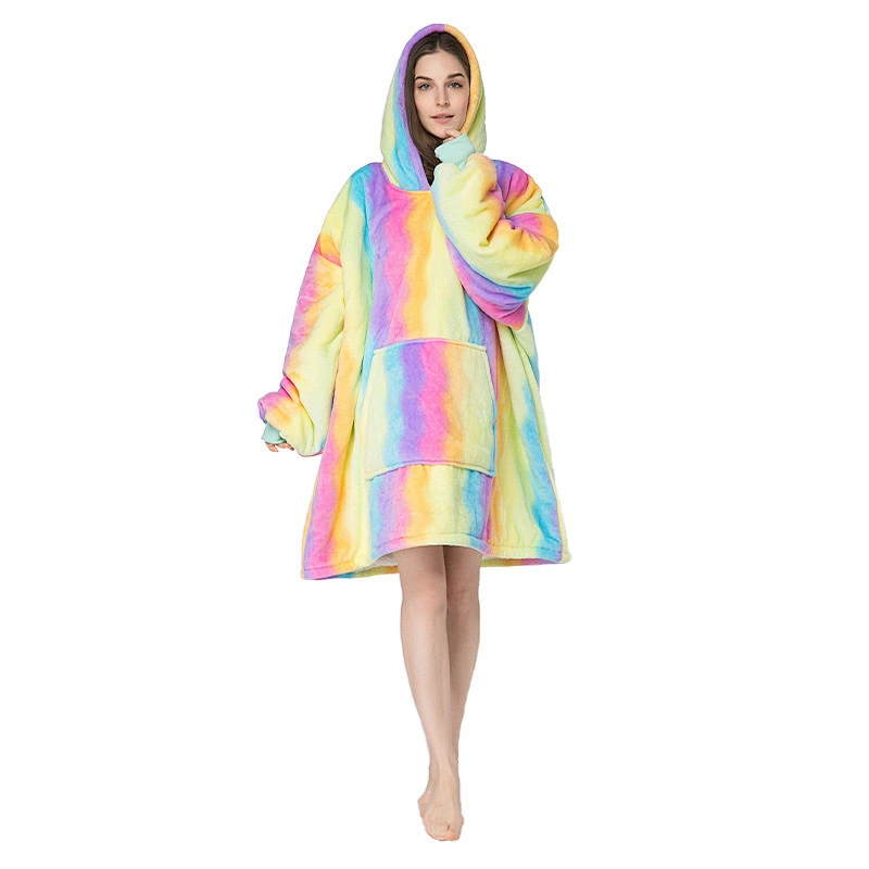 2021Amason Women onesie pajamas new arrival TV blanket outdoor function cotton pajamas TV jacket