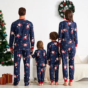 2021 Christmas Family Pajamas set casual wear two-piece