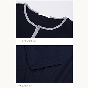 2021  new men pajamas  bamboo pajamas  worn bamboo cotton casual wear