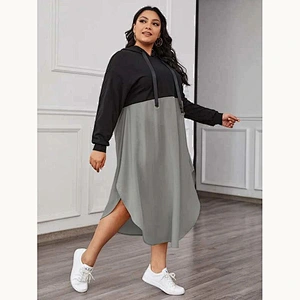 2021 New Plus Wrap Tulip Hem Tee