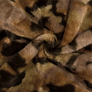 Winter Warm Womens Leopard Printing Faux Fur Teddy Coat Button Up Collar Sherpa Fleece Pullover