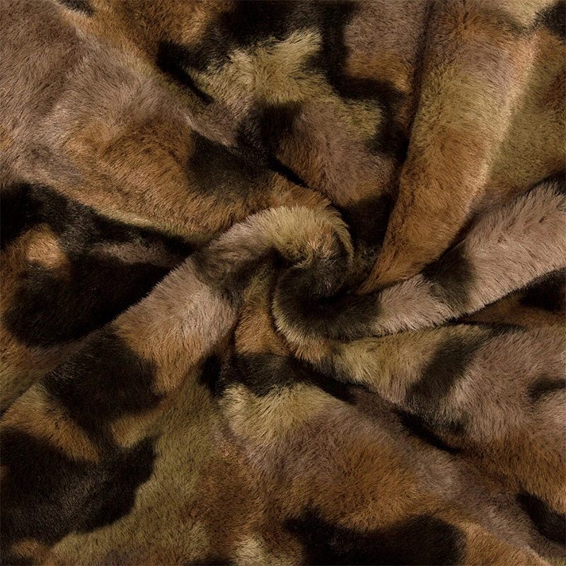 Winter Warm Womens Leopard Printing Faux Fur Teddy Coat Button Up Collar Sherpa Fleece Pullover