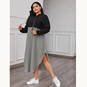 2021 New Plus Wrap Tulip Hem Tee