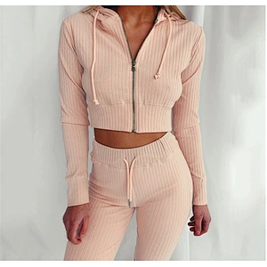 2021 Amazon  casual wear pure color slim body suit slim sexy