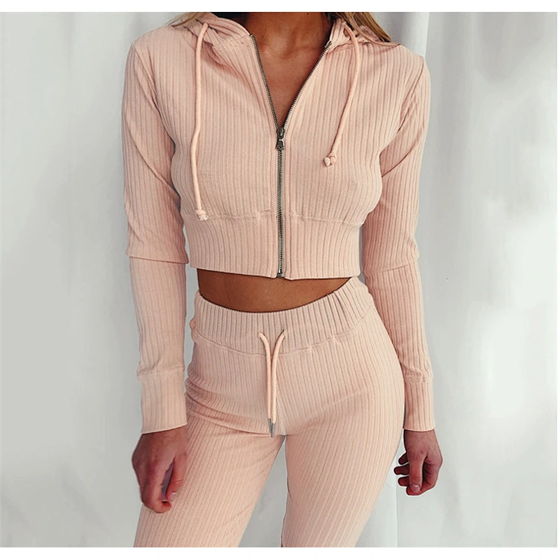 2021 Amazon  casual wear pure color slim body suit slim sexy