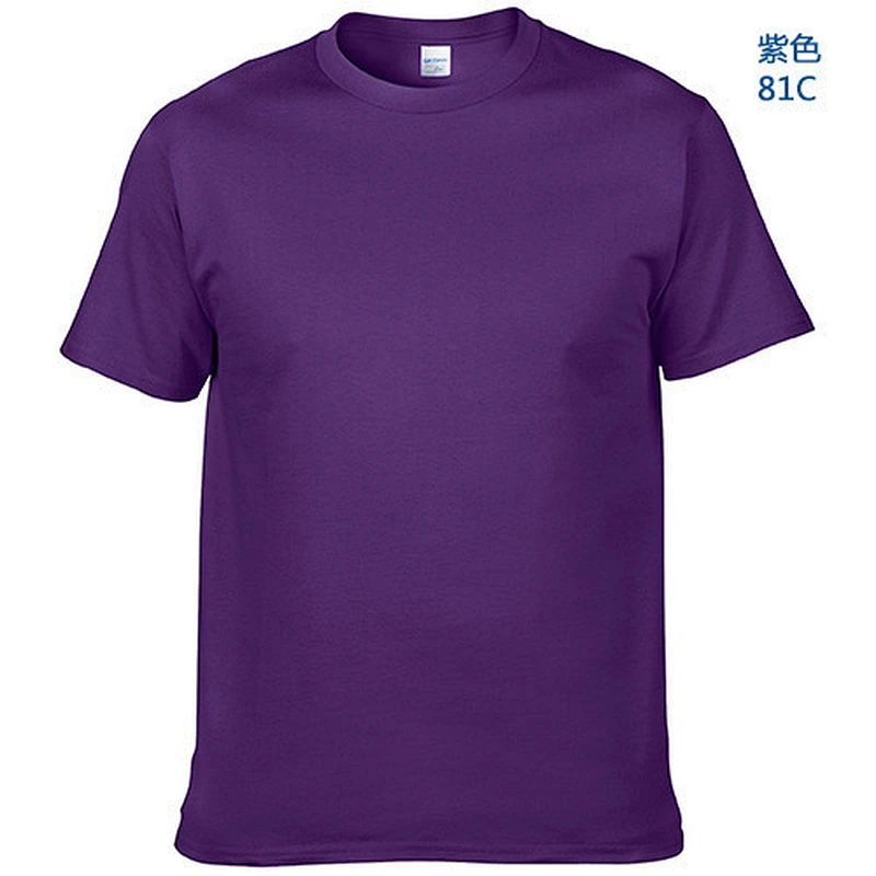 2021pure cotton round neck short-sleeved T shirt custom printed LOGO embroidered advertising shirt