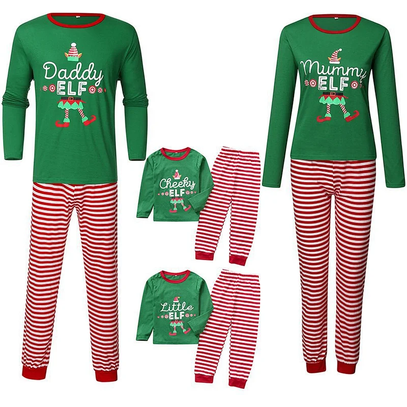 2021 Amazon  Family pajamas Christmas casual wear
