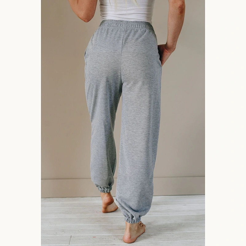 New Arrive Fashion Winter Women High Waist Joggers Sweatpants Sport Stacked Pants Jogger Lounge Pants