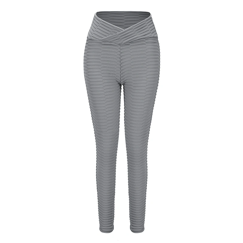 Fashion Custom High Waist Yoga Pants Sports Plus Size Leggings Bubble net yoga fast dry  Yoga legging