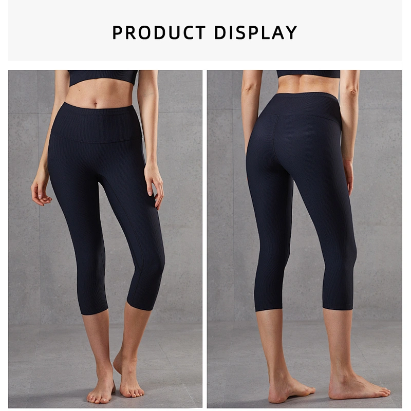 Lily Fashion Wholesale Women Leggings Sexy Yoga Pants Butt Lifting Jogger Leggings  Fitness Running Capris