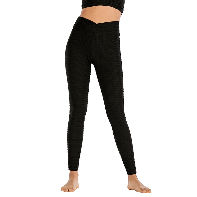 Fashion Custom High Waist Yoga Pants Sports Plus Size Leggings Bubble net yoga fast dry  Yoga legging