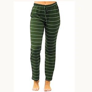 New Arrival High Quality Sweat Pants Comfortable Joggers Women Track Pants Lounge Long Pants Striped Slacks