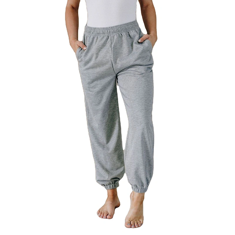 New Arrive Fashion Winter Women High Waist Joggers Sweatpants Sport Stacked Pants Jogger Lounge Pants