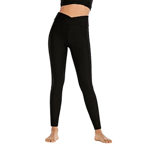 Fashion Custom High Waist Yoga Pants Sports Plus Size Leggings Bubble net yoga fast dry  Yoga legging